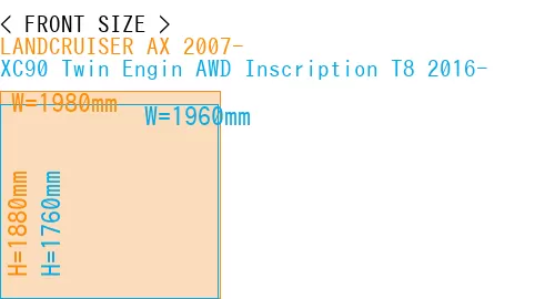 #LANDCRUISER AX 2007- + XC90 Twin Engin AWD Inscription T8 2016-